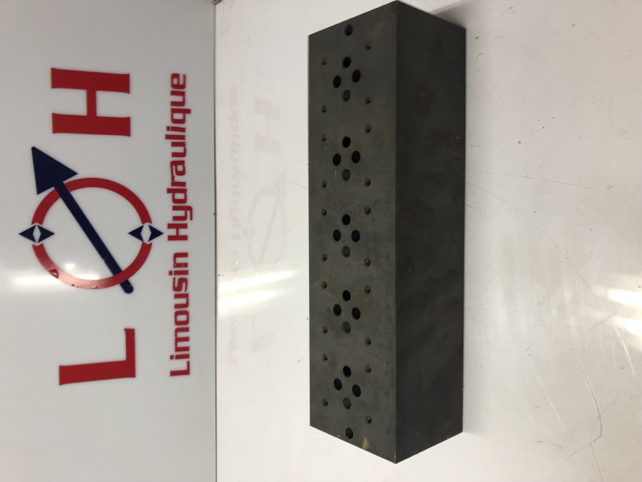 1st/PC  embase cetop 3 5 poste P et T A et B3/8   sorties en dessous 1/2 - 1815504809 - Bosch