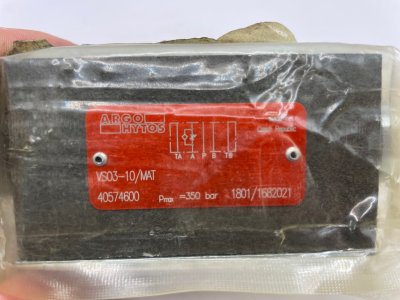 VS03-10/MAT - 40574600 - ARGO HYTOS