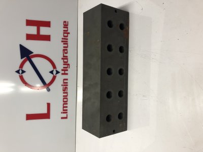 1st/PC  embase cetop 3 5 poste P et T A et B3/8   sorties en dessous 1/2 - 1815504809 - Bosch