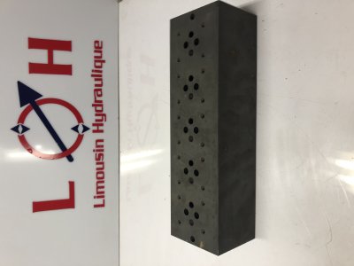 1st/PC  embase cetop 3 5 poste P et T A et B3/8   sorties en dessous 1/2 - 1815504809 - Bosch