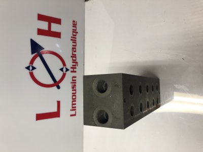 1st/PC  embase cetop 3 5 poste P et T A et B3/8   sorties en dessous 1/2 - 1815504809 - Bosch