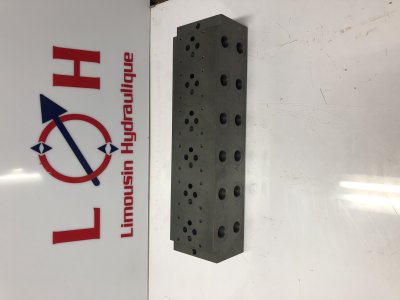 1st/PC embase cetop 3 6 postes  P er T  1/2 A et B 3/8  sortie latéral - 1815504831 - Bosch